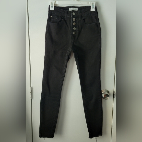 Nature Denim Black Skinny Jeans - Picture 1 of 3